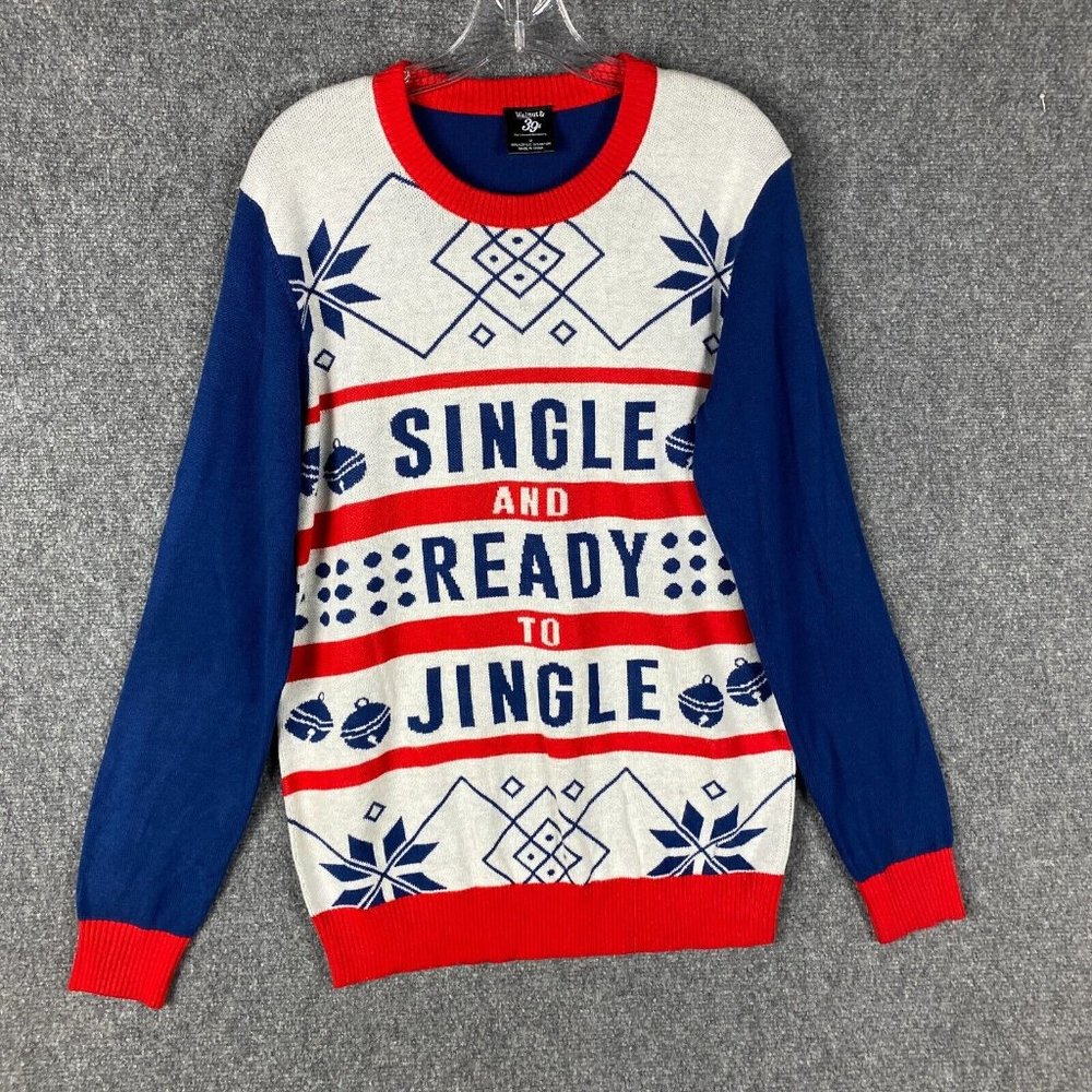 Walnut & 39th Christmas Sweater Men's Medium Acrylic Blend Adults M